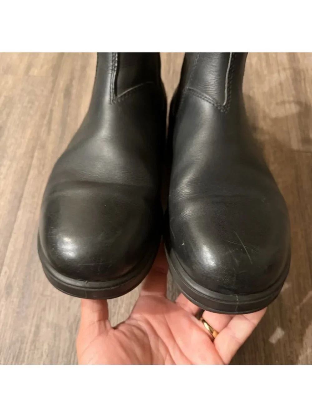 Blundstone Chelsea 500 Black Leather Boots Mens Size 10.5